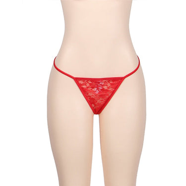 Sexy See Through Lace G String Thong Fashion Multicolor Briefs Underwear 3XL Plus Size Delicate Floral Panties  -  GeraldBlack.com
