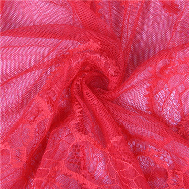 Sexy See Through Womens Lingerie Babydoll Elegant Miniskirt Lace Plus Size Curvy Nightie Sets  -  GeraldBlack.com
