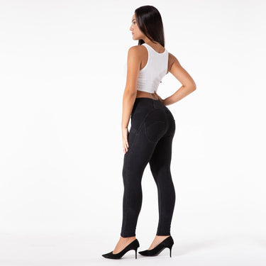 Sexy Women Black High Waist Push Up Skinny Denim Yoga Fitness Pencil Jeans Leggings Pants  -  GeraldBlack.com