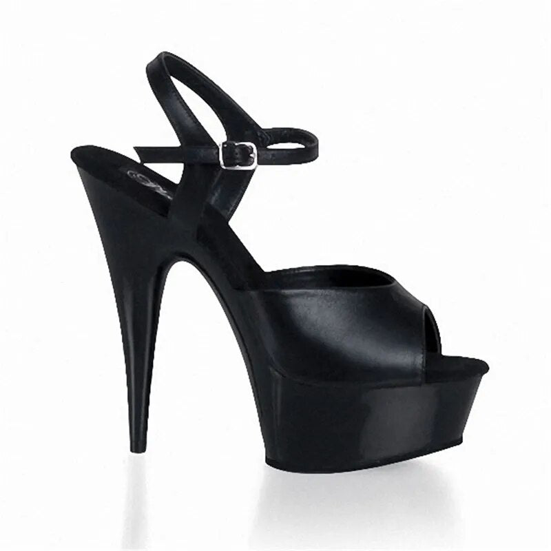 Shows models make shoes high-heeled 15 cm clubs appeal to the female pump shoe  -  GeraldBlack.com
