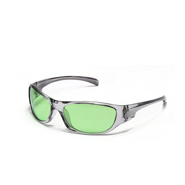 Silver Women Men Retro Punk Cycling Sports Trendy Shades Goggle Outdoor Sun Glasses  -  GeraldBlack.com
