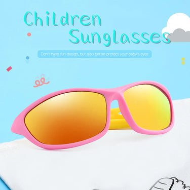 Sport Kids Polarized Child Girl Boy Outdoor Mirror Eyeglass Flexible Spectacles UV400 ciclismo With Rope  -  GeraldBlack.com