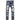 Spring Autumn Punk Men's Small Foot Jeans Ground Slim Trousers Mid-waist Printed Fashion  -  GeraldBlack.com