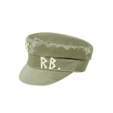 Spring Summer Women Diamond Letter Stain Baker Military Hat  -  GeraldBlack.com