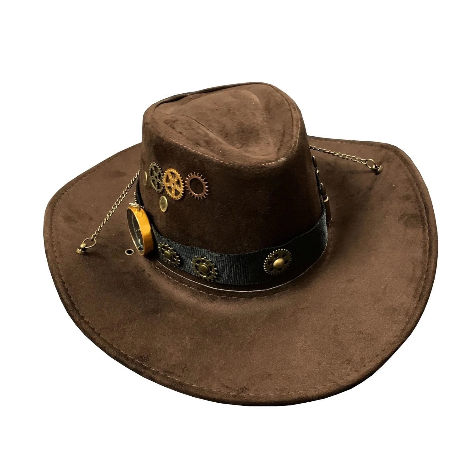 Steampunk Cosplay Gears Women Men Western Jazz Cowboy Hat  -  GeraldBlack.com