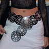 Style Hollow Metal Buckle Leather Belt Cowgirl Retro Accessories Waist Belts for Women Streetwear  -  GeraldBlack.com