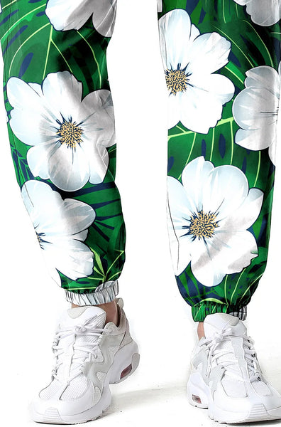 Stylish Floral Print Joggers Men Hip Hop Sports Jogging Trousers Harajuku Streetwear Boho Sweatpants  -  GeraldBlack.com