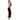 Tight Round Neck Sleeveless Metal Studded Button Slim Fit Split Celebrity Club Bandage Dress  -  GeraldBlack.com