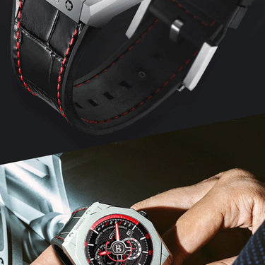 Top Watch Men Automatic Mechanical Sapphire Sports Wristwatches Clock Auto Rubber Leather Waterproof Stainless Steel  -  GeraldBlack.com