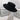 Unisex black wool fedora hat with chains brim 7cm  -  GeraldBlack.com