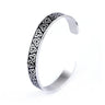 Unisex Celtics Knot Viking Symbol Stainless Steel Opening Amulet Lucky Knot Bangles Jewelry Gift  -  GeraldBlack.com