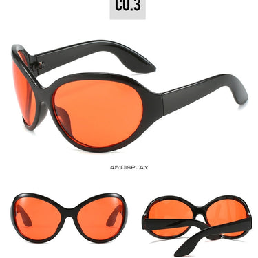 Unisex Oversized Y2K Punk Sports Luxury Designer Retro 2000's Eyewear Shades UV400 SUnglasses  -  GeraldBlack.com