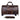 Unisex Retro Cabin Luggage Genuine Leather Trolley Travel Duffel Bag With Wheels  -  GeraldBlack.com