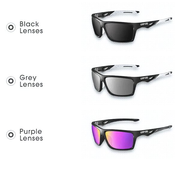 Unisex Sports Style Polarized UV400 Lens Outdoor Cycling Sunglasses  -  GeraldBlack.com