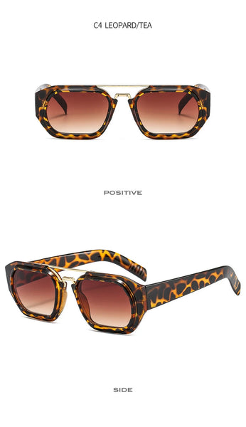 Vintage Square Sunglasses Women Men Trendy Retro Steampunk Sun Glasses  -  GeraldBlack.com