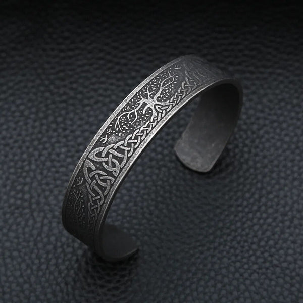 Vintage Viking Stainless Steel Bracelet For Men Women Tree Of Life Bracelets  -  GeraldBlack.com