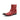 Western Cowboy Men Pointed Metal Tip Red Genuine Leather Motorcycle Ankle Boots Plus Sizes 46  -  GeraldBlack.com