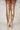 Women's Peep Toe High Heel Rose Gold Lace-up Thigh High Pumps