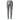 Woman Shiny Metallic Silver High Waist Zipper Pockets Leggings Streetwear  -  GeraldBlack.com