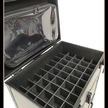 Women Cosmetic Case Nail Makeup Box Professional Trolley Manicurist Beautician Hairdresser Toolbox Suitcase Organizer Bag  -  GeraldBlack.com