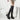 Women Designer Modern Winter Casual Over Knee High Motorcycle Snow Black Boots Shoes  -  GeraldBlack.com