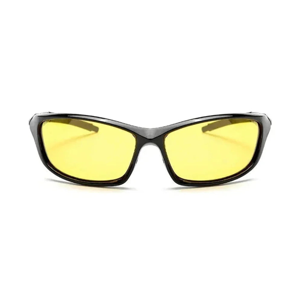 Women Men Night Vision Polarized Yellow Lens Anti-Glare UV400 Driving Goggles Sunglasses  -  GeraldBlack.com