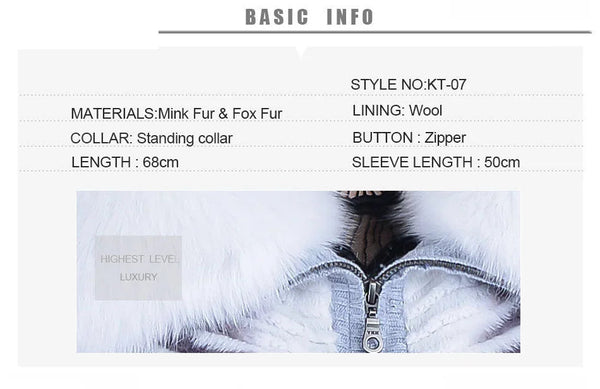 Women Natural Knitted Batwing Sleeve Real Fox Fur Jackets Winter Warm Coats  -  GeraldBlack.com
