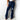 Women Plus Size Ripped Stacked Flare Jeans 2XL Autumn Trendy Club Outfit Wear High Waist Bell-bottom Full-length Denim Pants  -  GeraldBlack.com