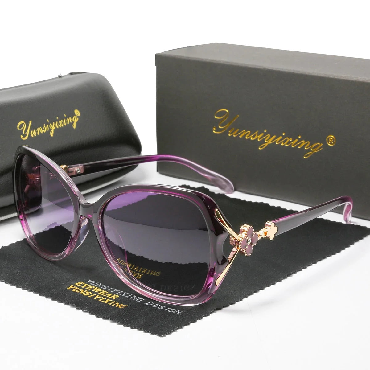 Women Polarized Fashion Butterfly UV400 Luxury Anti Glare Sunglasses Eyewear 8843  -  GeraldBlack.com