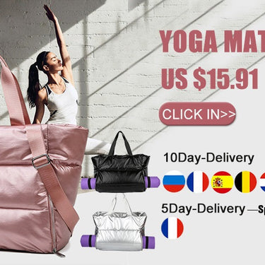 Women's Black Sports Dance Swimming Travel Fitness Gym Bag with Yoga Mat Pouch on Clearance  -  GeraldBlack.com