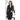 Women's Formal Solid Pattern Notched Collar Blazer Mid Waist Pants Set  -  GeraldBlack.com