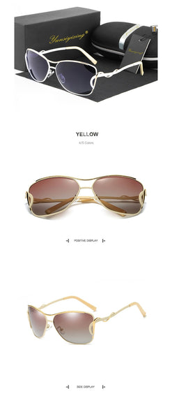 Women's Polarized Big Frame Fashion Vintage Butterfly Eyewear Sunglasses  -  GeraldBlack.com
