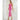 Women's Sexy Backless Sleeveless V-neck 3D Flower Patchwork Pleated Slim Maxi Long Dress Elegant Celebrity Party Pink Dress  -  GeraldBlack.com