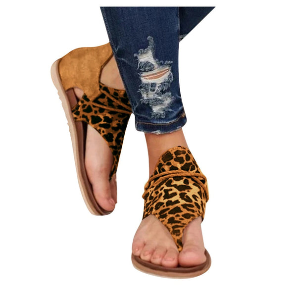 Women Summer Bohemia Sandalias Sapato Feminino Zapatos De Mujer Casual Leopard Snake Zebra Shoe  -  GeraldBlack.com