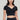 Women Tights Sports Tops Short Sleeved Running Slim V-Neck Vest Fitness Workout Crop Top With Chest Pad  -  GeraldBlack.com