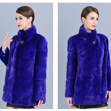 Women Warm Thick Natural Genuine Mink Fur Thick Winter Jackets  -  GeraldBlack.com