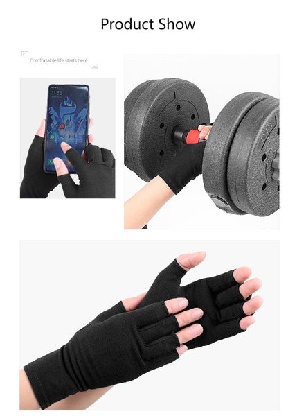 1 Pair Compression Arthritis Gloves Wrist Joint Pain Relief Anti Arthritis Ache Pain Joint Relief  -  GeraldBlack.com