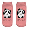 1 Pair Women's 3D Funny Cute Cartoon Panda Printed Colorful Socks  -  GeraldBlack.com