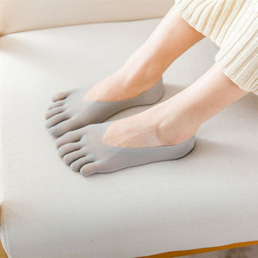 1 Pair Women's Breathable Ultrathin Five-finger Low Cut Invisible Sling Socks  -  GeraldBlack.com