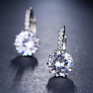10 Colors AAA Cubic Zirconia Element Fashion Stud Earrings for Women - SolaceConnect.com