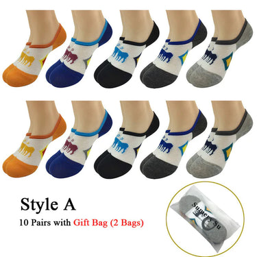 10 Pairs Lot Summer Casual Cotton Healthy 3 Styles Ankle Socks for Men  -  GeraldBlack.com
