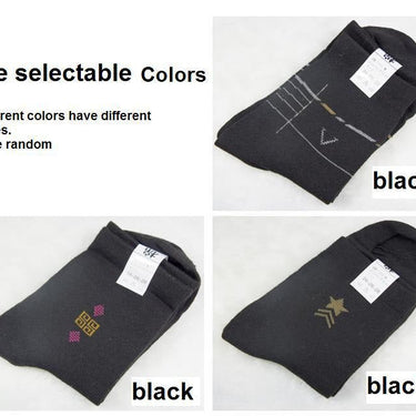 10 Pairs Men's Casual Cotton Thermal Socks for Spring Autumn and Winter  -  GeraldBlack.com