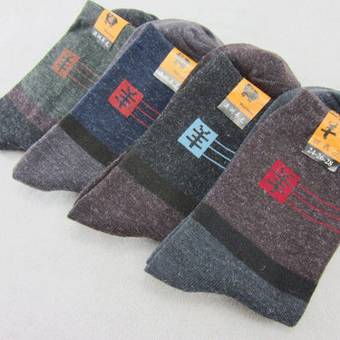 10 Pairs Men's Warm Wool Practical Durable Mature Temperament Socks  -  GeraldBlack.com