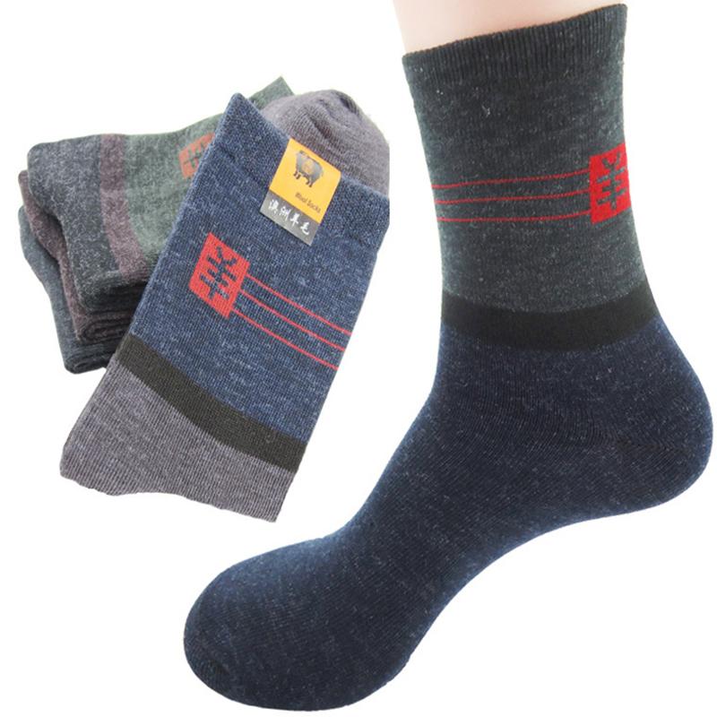 10 Pairs Men's Warm Wool Practical Durable Mature Temperament Socks  -  GeraldBlack.com