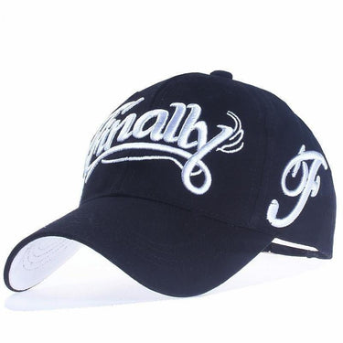 100% Cotton Letter Embroidery Casual Snapback Unisex Baseball Cap - SolaceConnect.com