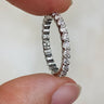 10k 14k 18k 2mm VVS Round Moissanite Full Eternity Ring for Women  -  GeraldBlack.com