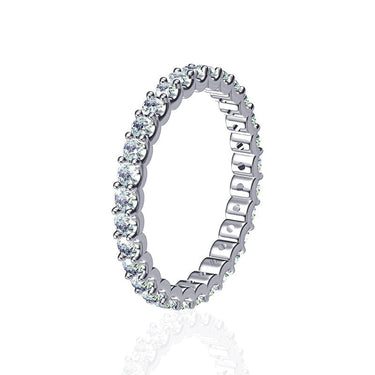 10k 14k 18k 2mm VVS Round Moissanite Full Eternity Ring for Women  -  GeraldBlack.com
