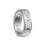 10k 14k 18k White Gold Three Rows of Luxury Eternity Ring for Women  -  GeraldBlack.com