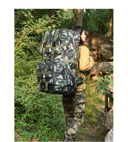 120l Large Capacity Outdoor Mountaineering Backpack for Men and Women  -  GeraldBlack.com