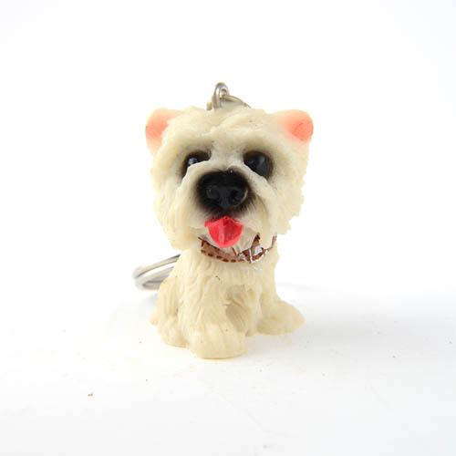 12Pcs/Lot Lovely Resin Animal Pet Dogs Key Ring Gift for Woman - SolaceConnect.com